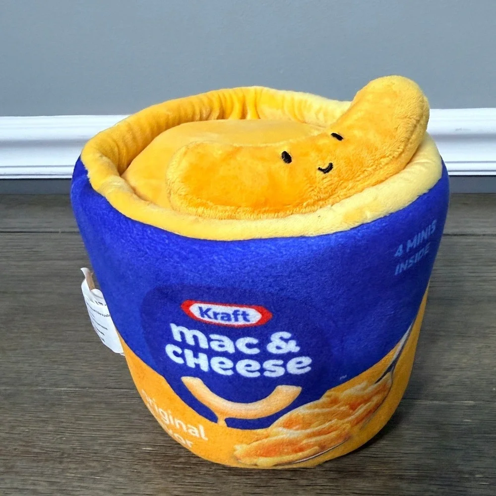 Iscream Kraft Macaroni & Cheese Microwave Cup Plush‎